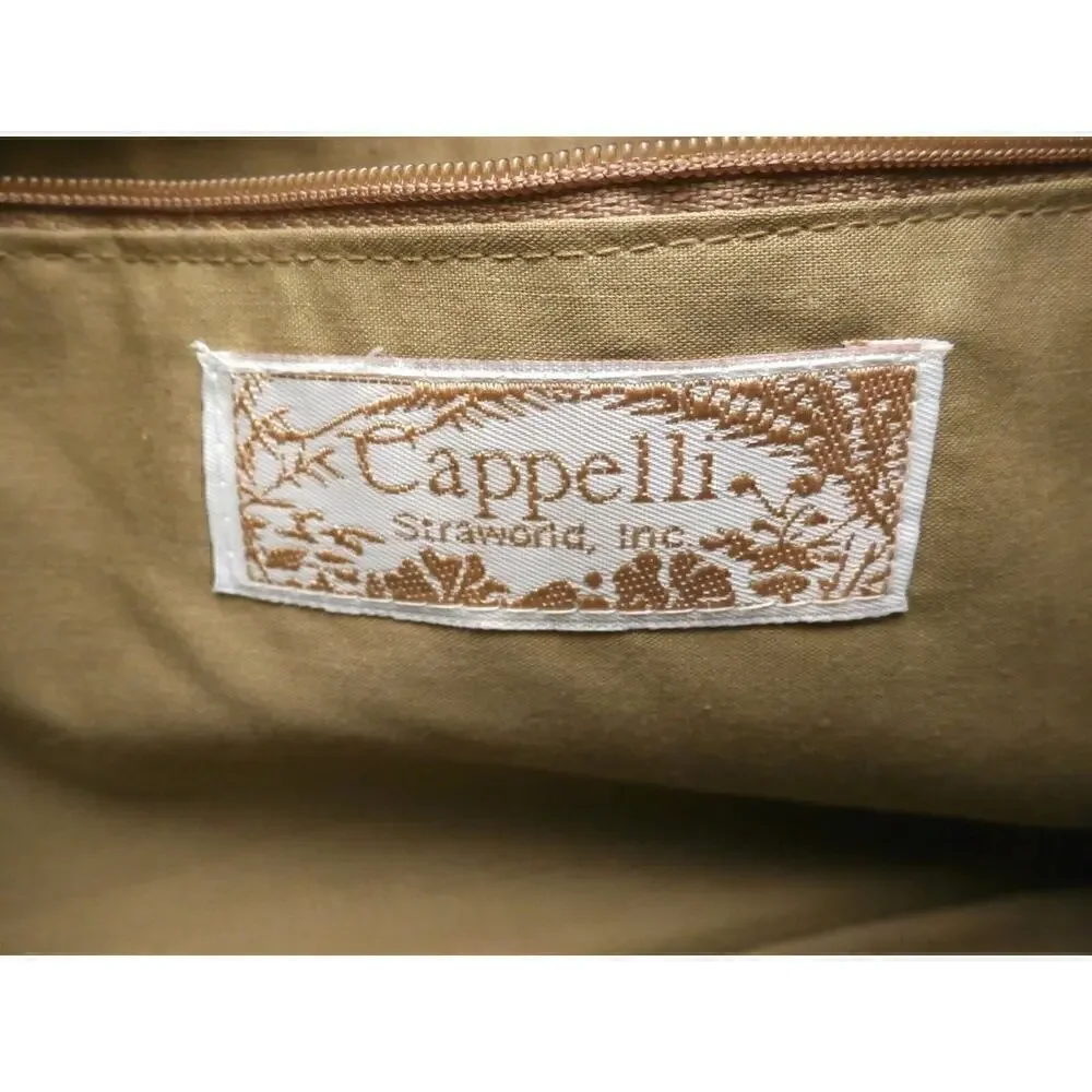 Cappelli Straworld Handbag Ultra Suede 2003 Shoulder Bag Purse Applique